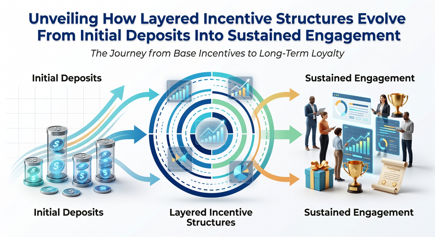 Infographic depicting sustained engagement loops connecting deposits, rewards, and repeated play on portable gaming platforms